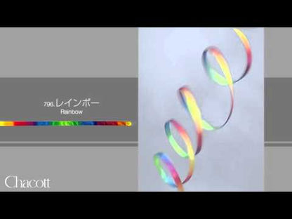Chacott Rhythmic Gymnastics Gradation Ribbon, Color: "Rainbow"; FIG Approved