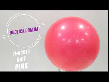 Chacott Rhythmic Gymnastics Ball “Prism” – Color: Rose, 18.5 cm; F.I.G. Approved