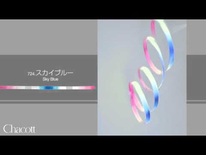 Chacott Rhythmic Gymnastics Gradation Ribbon, Color: "Sky Blue"; FIG Approved